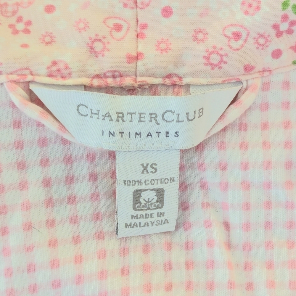 Charter Club Intimates Robe + Chemise XS - Picture 6 of 6